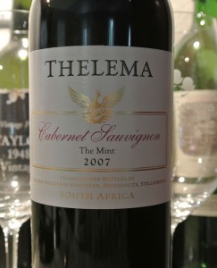 2007 Thelema Cabernet Sauvignon