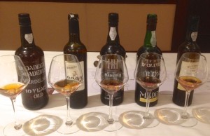 Madeira wine tasting