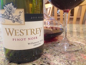 2010 Westrey Willamette Valley Reserve Pinot Noir