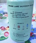 Bridge Lane Sauvignon Blanc back label