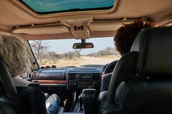 Driving near Omaruru