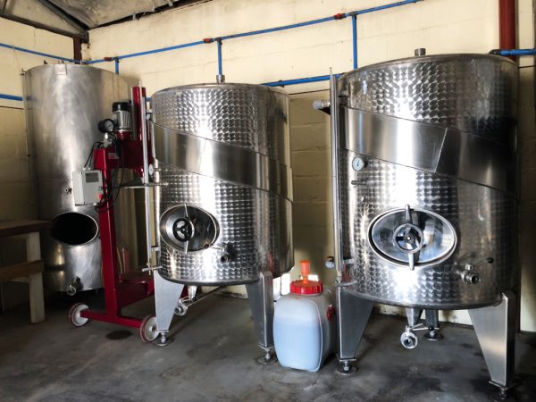 New stainless steel tanks