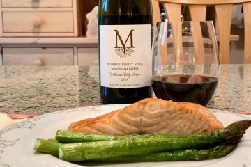 Montinore Estate Pinot Noir and Maple Chipotle Salmon