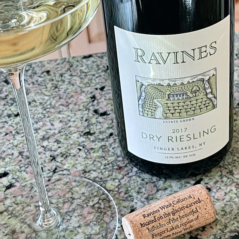 2017 Ravines Wine Cellars Dry Riesling, Finger Lakes, NY photo