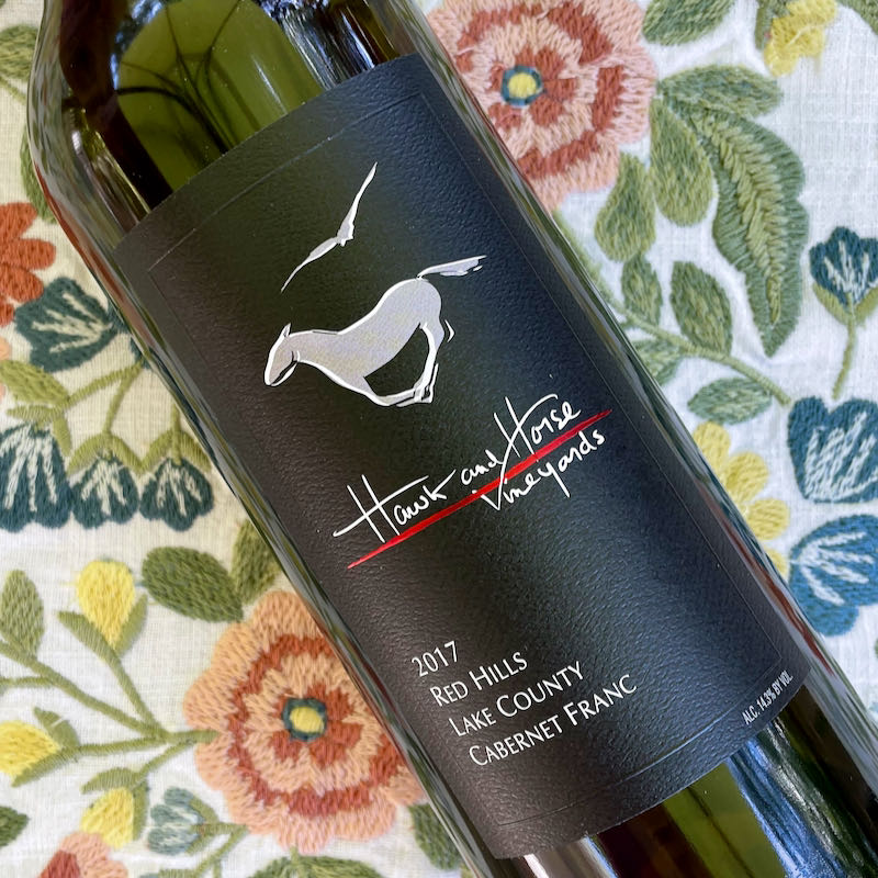 2017 Hawk and Horse Vineyards Cabernet Franc, Red Hills Lake County photo