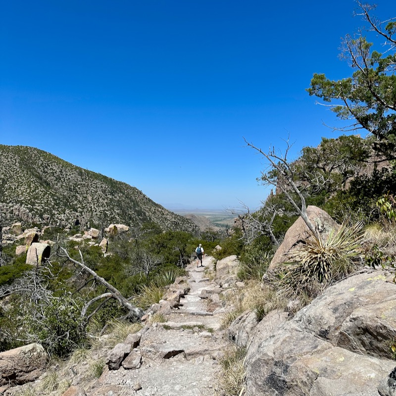 View into Sulphur Springs Valley from Chiricahua National Monument