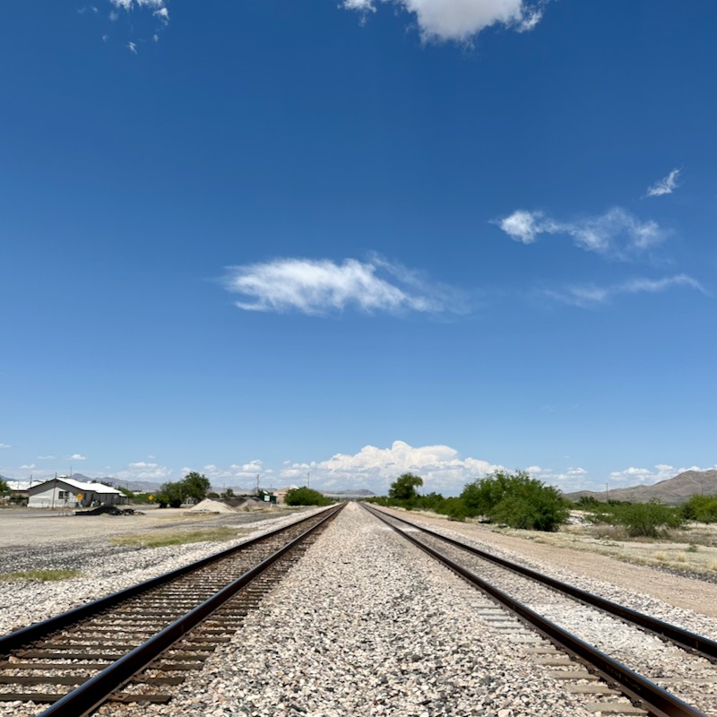 Photo of Railroad tracks in Willcox, AZ