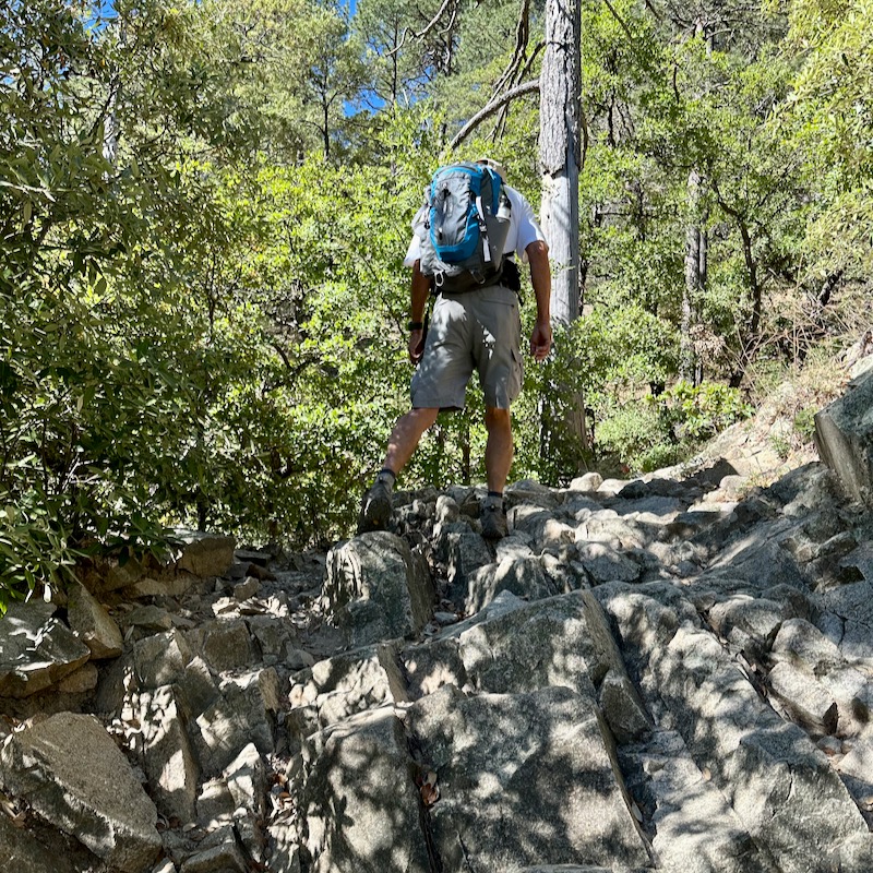 Photo of Rocky portion of Old Baldy Trail