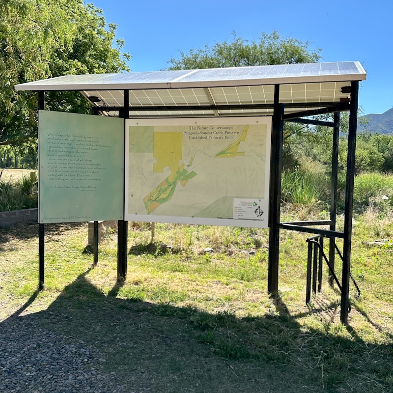 Patagonia-Sonoita Creek Preserve trail map