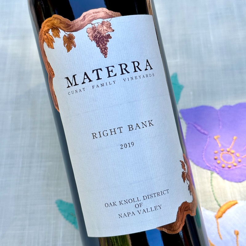 Photo of wine label 2019 Materra | Cunat Family Vineyards Right Bank, Oak Knoll District of Napa Valley