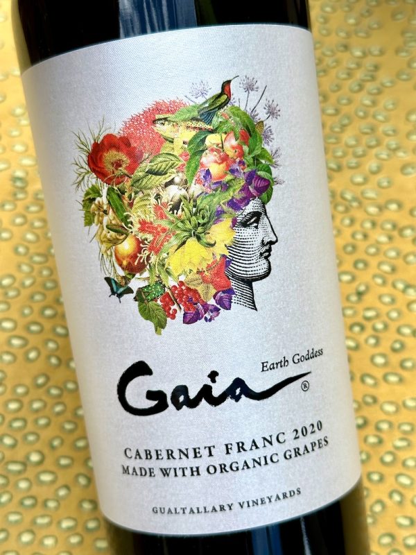 Photo of bottle label 2020 Domaine Bousquet Gaia Cabernet Franc, Gualtallary, Mendoza, Argentina