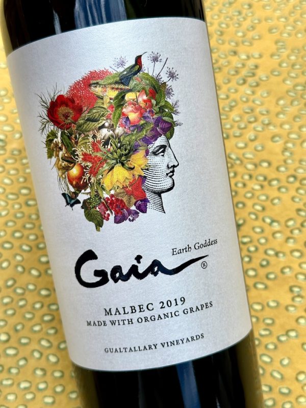Photo of bottle label 2019 Domaine Bousquet Gaia Malbec, Gualtallary, Mendoza, Argentina