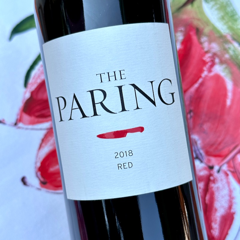 Photo of wine bottle label 2018 The Pairing Red, California